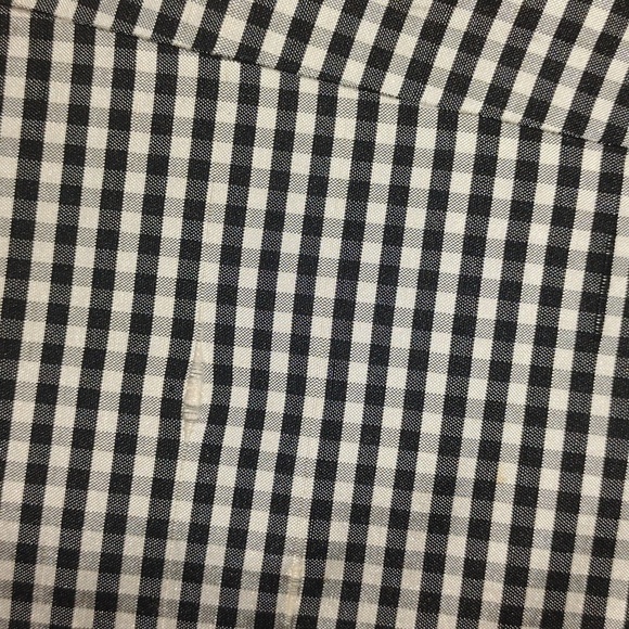 Ann Taylor 100% Silk Black White Gingham Ankle Pants sz4 - Picture 2 of 8